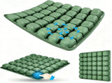 Dark Green Portable 3D Aircell Travel Inflatable Seat Cushion with Built-in Pump 36 Airbags V888-ELOSUNG52084