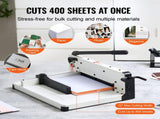 Heavy Duty Paper Cutter, 304.8 mm Industrial Commercial Guillotine Paper Cutter for A4 Paper, 400 V952-DXSDDTTSQZJH25AJWV0
