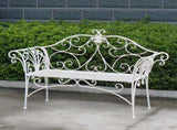 Katerina Bench Ant. White V231-MIB-74