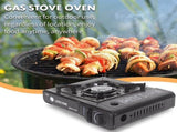 1 Burner Portable Butane Camping Stove Outdoor Gas Stove for Cooking Grill V1369-AZ3-W-22142