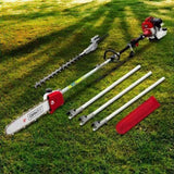 Giantz Pole Chainsaw 2 Stroke Petrol Tree Pruner Long Reach Saw 12 Inch Bar 2 In 1 PCAW-62CC-TM