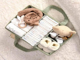 Baby storage basket - portable baby storage basket - felt baby storage - removable compartment V1188-MS101-03108-1