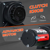 X-BULL 4500LB Electric Winch 12V Winch Boat Trailer ATV Steel Cable With 5.5MX13M Synthetic Rope V211-AUEB-AXEW017XBSR002