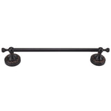 Towel Bar Copper Retro Space Saving 40CM Multifunctional Tilt Proof Single Towel Rack for Bathroom V1294-YM0706-3112230063311