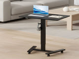 Levede Mobile Standing Desk Adjustable Height Table DH1074-BK-AU