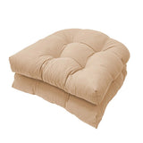 Garden Patio Chair Cushion S of 2 High Density Soft Thick Seat Pad for Rattan Outdoor Indoor Dining V1370-AZ4-09438