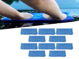 10Pcs Blue Clean Towel Square Soft Microfiber Towel Home Kitchen Cleaning Supplies V1294-YM0901-3112200131511