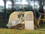 cat cage, foldable cat cat travel cage, Australian pet supplies, cat kennel, mesh cat V1106-135-WHI-56685