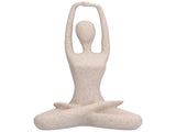 Yoga Pose Statue Nordic Sandstone Resin Yoga Pose Figurines Collectible Decoration Gifts for Home V1294-YM0714-3115210193512