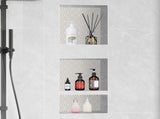 Shower Ready for Tile 40.64x40.64cm & 40.64x50.8cm, Triple Shelf, Square Corners Wall-inserted V952-SLLYBK3C16YCJMSU0V0