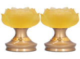 2Set LED Lotus Buddha Lamp Imitated Colored Glaze Prayer Light Home Meditation Buddhist SuppliesAU V1294-YM0710-3115210176813