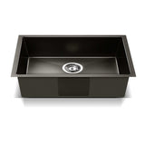 Cefito Kitchen Sink 45X30CM Stainless Steel Basin Single Bowl Black SINK-BLACK-3045