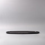 Platter Oval 42.5cm Black Lacquerware Glaze V637-L1972