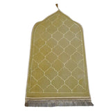 Thick Soft Velvet Muslim Rug, Portable Muslim Prayer Rug, Turkish Prayer Carpet,Carpet for Men and V1192-AZ-W-15268