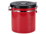 Stainless Steel Sealed Tank MoistureProof Coffee Bean Tea Storage Pot with Air Evacuation Valve V1294-YM0901-3118200183914