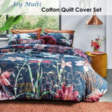 Bedding House Joy Multi Cotton Quilt Cover Set King V442-HIN-QUILTCS-JOY-MULTI-KI