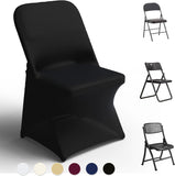 Spandex Folding Chair Covers 100 Pcs Universal Fitted Stretchy Dining Chair Slipcovers for Wedding V1258-DP02-C-1412