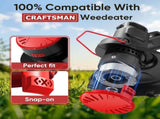 20 Pack CMZST0803 CMZST080 Weed Eater String and 4 Pcak CMZST120SC String Trimmer Spool Cap V1258-DP02-C-880