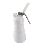 250mL Portable Red Aluminum Whipped Dessert Cream Butter Dispenser Whipper Foam Maker White V1294-YM0901-JY12480-02