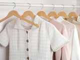 TOPIA HANGERen Hangers 30 Pack, 0.28-inch Slim & Durable Clothes Hangers Space Saving, Natural V1258-DP02-F-227