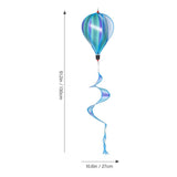 3Pcs Outdoor Hanging Decor Hot Air Balloon Pink Spiral Design for Parties V1370-AZ4-14194