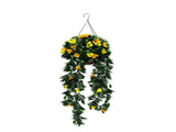 Artificial Hanging Basket Orange and Yellow Bouganvillea 30cm x 80cm Long UV Resistant V637-DP3125