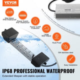 Ultrasonic Mist Maker 12 Head, 9000mL/H Ultrasonic Fogger, Mist Maker with 300W IP67 Waterproof V952-CSBWHQ12TFSDL27HZV3