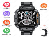 Smartwatch with Flashlight, Compass & Wireless Calling - Health & Fitness Tracker V888-ELOSUNG29079