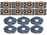 Comprehensive Cleaning Solution With 14Pieces Vacuum Accessory 6 Mop Attachments And 8 Bags Suitable V1366-AZ2-W-16665