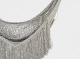 Fringed Cotton Rope Mexican Hammock Swing from Mexico in Dream Sands V97-CHSCHDS