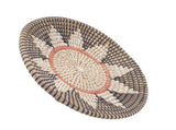 Round Grass Wall Ornaments 35cm Diameter Hand Knitting Hanging Woven Wall Baskets for Living Room V1294-YM0703-3115230050712