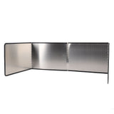 4 Sided Oil Splatter Guard Stainless Steel Heat Insulation Splashing Proof Screen for Kitchen V1294-YM0901-3118240221111