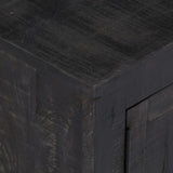 Tv Cabinet Black 118x30x40 Cm Solid Mango Wood 43_247985
