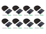 8 Sets Solar Panel Lamp LED Decorative Wall Light for Outdoor Courtyard Terrace Built in Battery V1294-YM0703-3119230047411