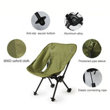 Childrens Camping Moon Chair Green V728-OBA1005007355719307