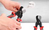 Black and Red 5 in 1 Interchangeable Plier Tool Set - High Carbon Steel - Wire Stripper, Crimper, V888-ELOSUNG50971