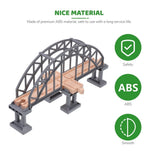 Train Scene Toy Infant Toys Catnip Baby Locomotive Track Bridge Wooden Travel V1369-AZ3-W-16489