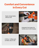 VEVOR Portable Cordless Band Saw 2.56 in Deep Cut Variable Speed V952-WSBXSDJCS20A8MBLL001V9