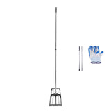 254 x 1219 mm Lawn Leveling Rake with 2130 mm Adjustable Handle for Yard Garden V952-CPPZPEKGLK10BJFKJV0