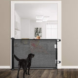 Retractable 1.5M Doorways Hallways Stairs Baby Gate Dog Pet Gate Indoor Outdoor Safety Gates V324-HO-GATEBK15M