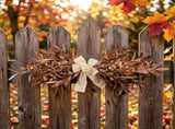 Autumn Decorative Olive Wreath, Lifelike Artificial Wall Hanging, Exquisite Fall Home Decor for V1192-AZ-W-24567