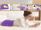 Dark grey This large heating pad features 6 temperature levels and 4 timer settings, V1232-JRD002