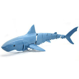 2.4G Remote Control Shark Toy RC Simulation Shark for Swimming Pool Blue V1263-JX-7293-1