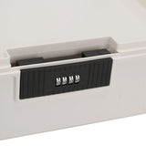 Password Storage Box 16L Capacity Compartment Design File Storage Case Document Organizer with V1294-YM0901-3117240201412