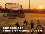 1m Football Rebounder Soccer Training Kickback Target Bounce Wall Detachable Metal Frame and PE V985-SPORTSREBOUNDER