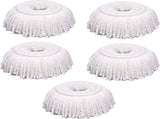 5 PCS Microfiber Replacement Mop Head Spin Mop Head Replacement 5-Pack, Microfiber Refill Heads V1366-AZ2-W-02259