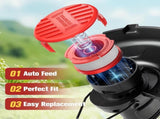13 Pack CMZST0653 Weed Eater String and 4 Pack CMZST120SC String Trimmer Spool Compatible with V1258-DP02-C-881
