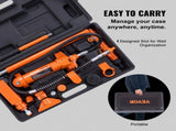 4 Ton Porta Power, Portable Hydraulic Jack with 3.9 ft/1.2 m Oil Hose, Auto Body Frame Repair V952-FLDTJH4ABSTPUKFMBV0