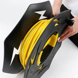 Robust Cable Black, Camping Cables Christmas Garlands Empty Holder for Connection Cables Rotary V1237-MS-626-465