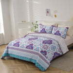 Handsome Quilted Bedspread and Pillowcases Set: Strong, Sturdy, and Stylish - Queen size V745-MAC080249Q13U